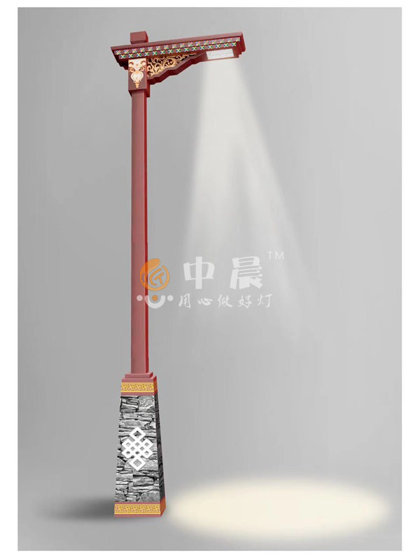 太陽(yáng)能路燈效果圖