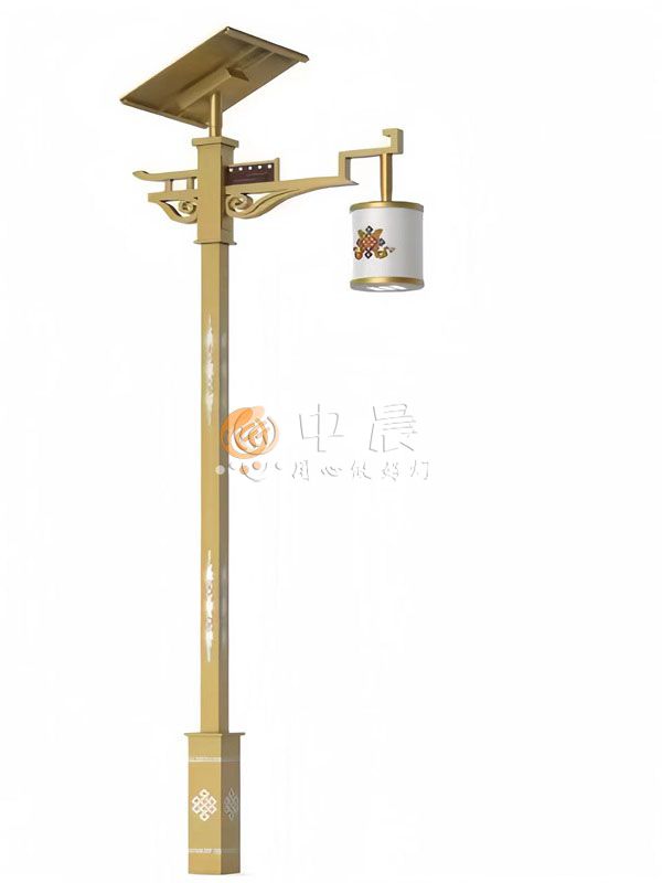 太陽(yáng)能路燈效果圖